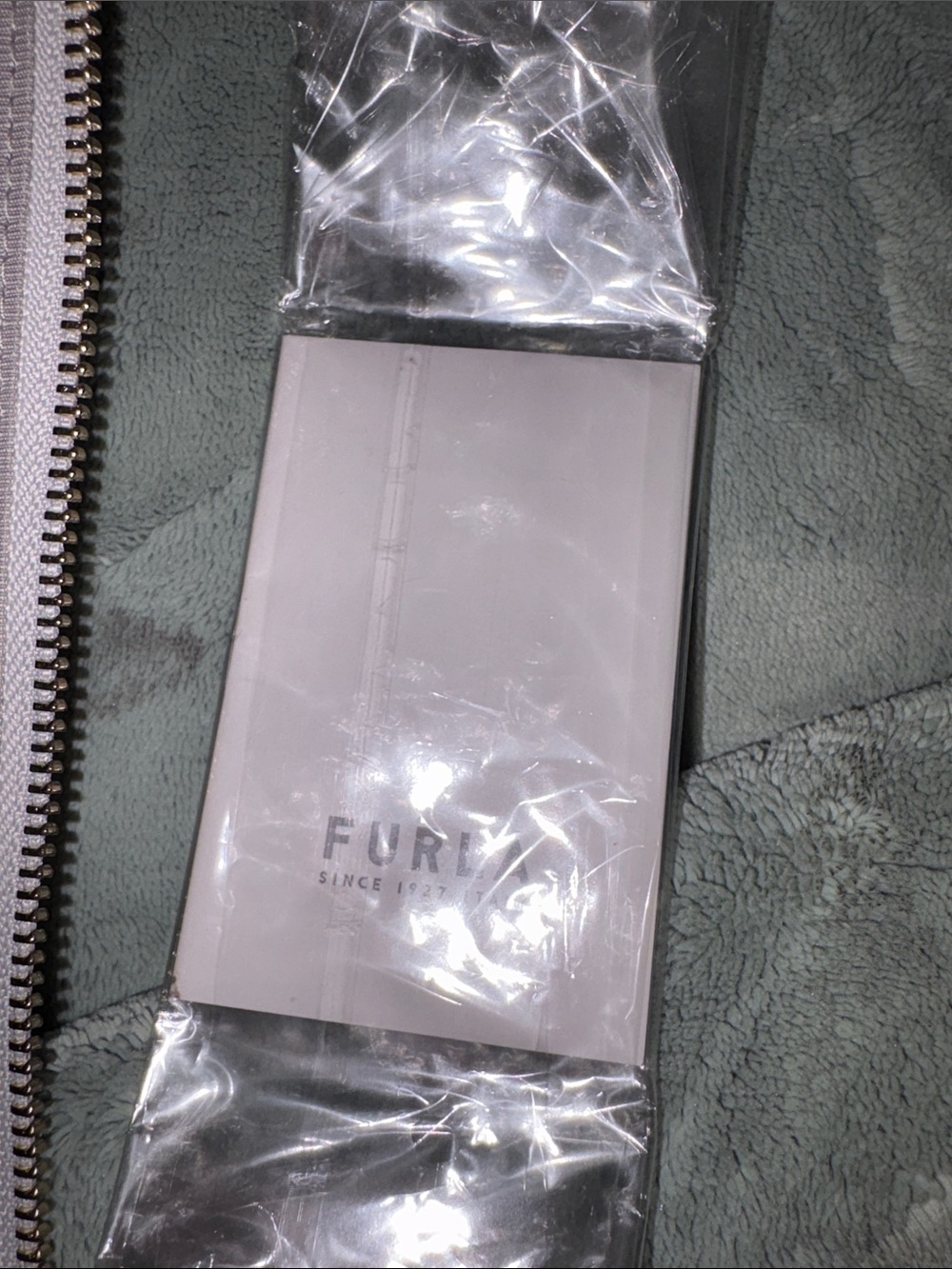 NWT FULL INCLUSION Furla Iridescent Crossbody Bag in Pink and Blue Shift - Picture 4 of 7
